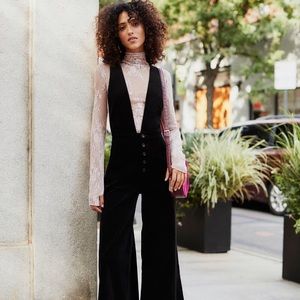 black free people jumpsuit